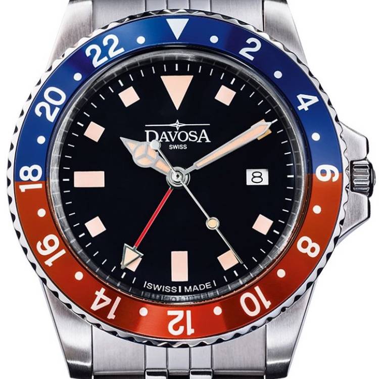 Davosa Watch Vintage Diver - Black
