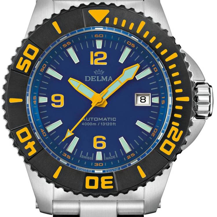 Delma Watch Divers Blue Shark III Limited Edition - Blue