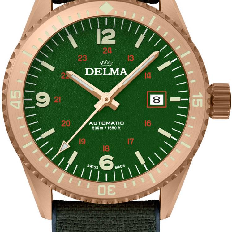 Delma Watch Cayman Field Bronze Green - Green