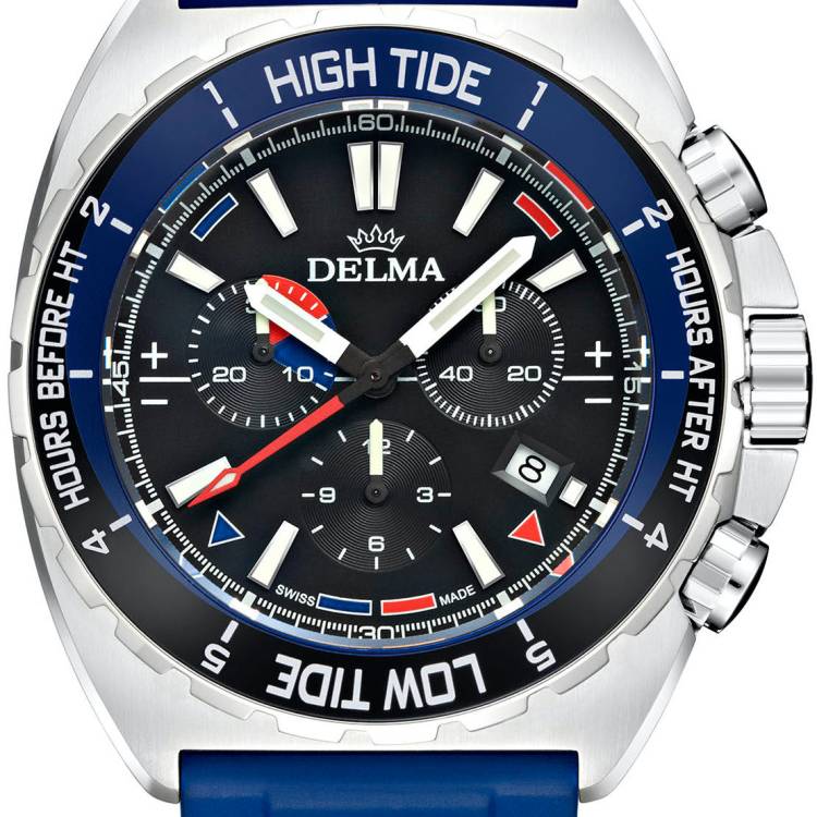 Delma Watch Oceanmaster Tide Chronograph - Black