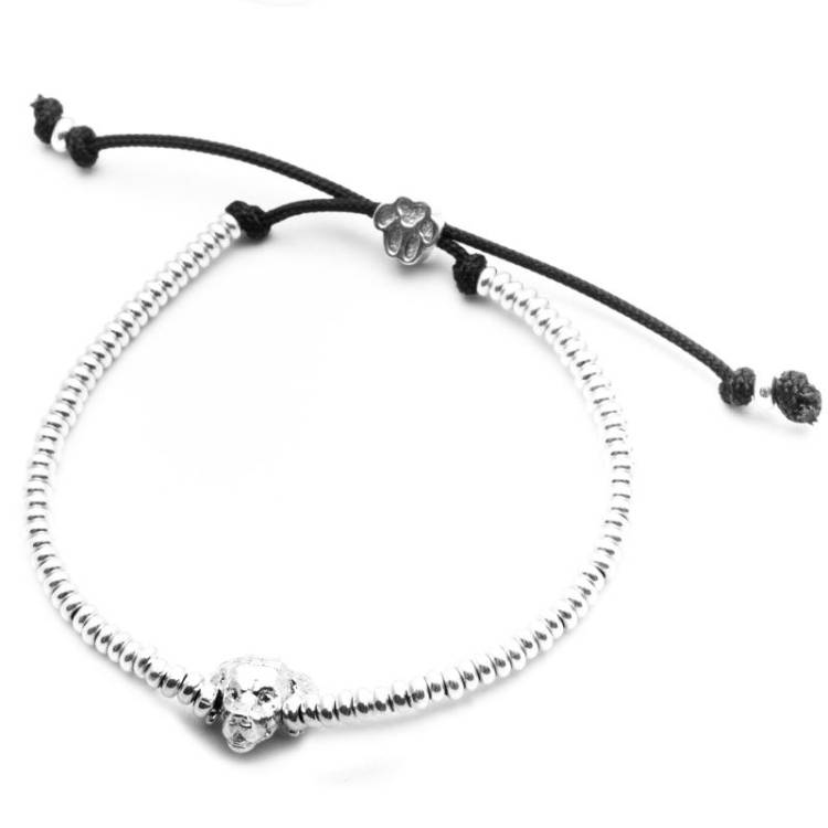 Dog Fever Sterling Silver Golden Retriever Muzzle Bracelet