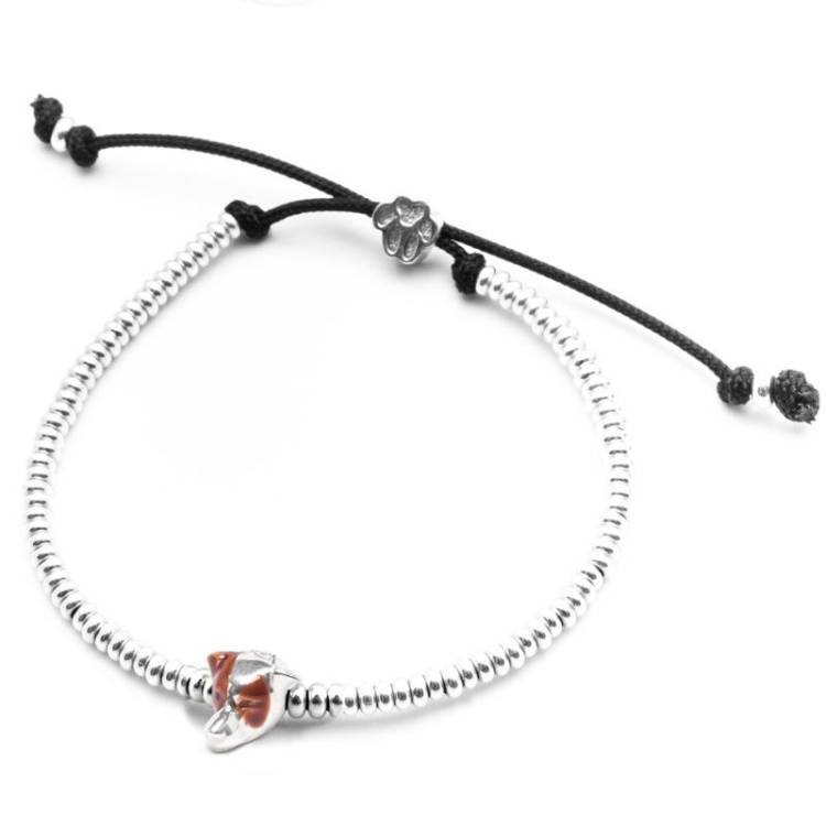 Dog Fever Sterling Silver Jack Russell Terrier Muzzle Bracelet