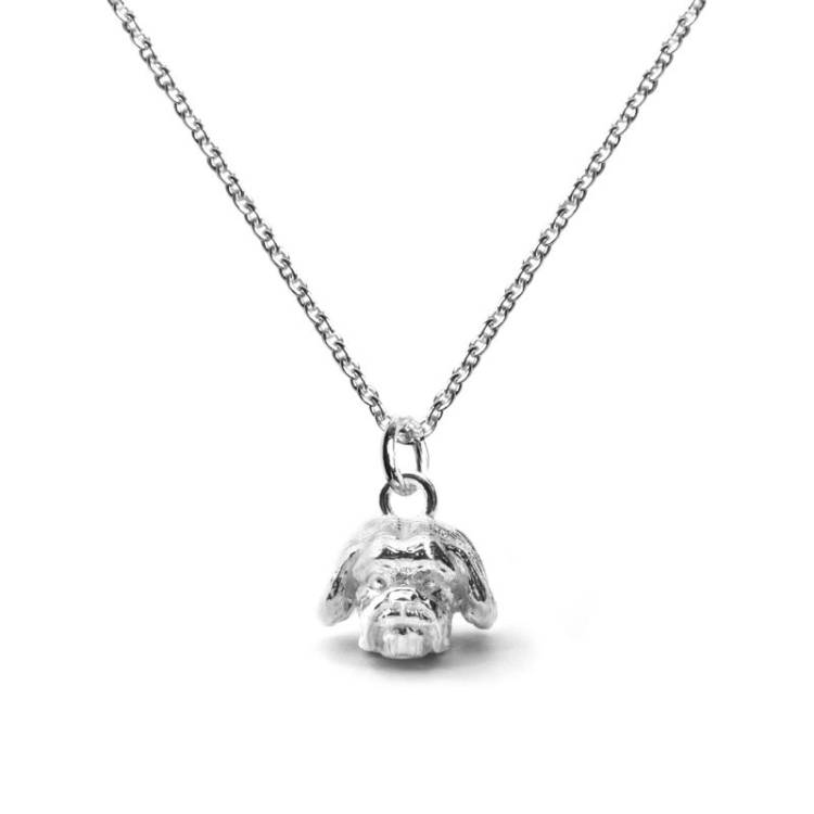 Dog Fever Sterling Silver Shih Tzu Necklace