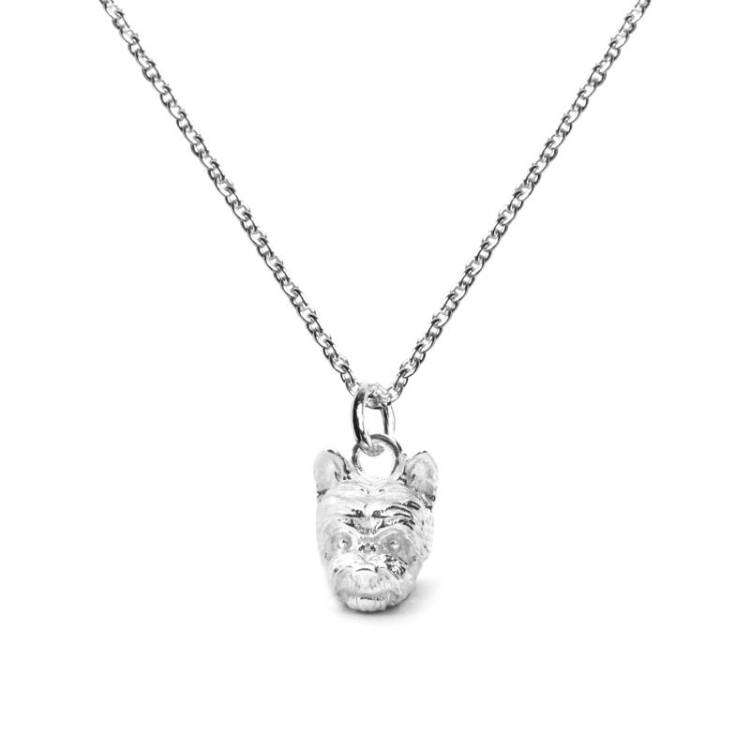 Dog Fever Sterling Silver Yorkshire Terrier Necklace