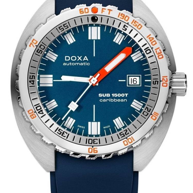 Doxa Watch SUB 1500T Caribbean Rubber