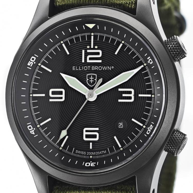 Elliot Brown Watch Canford Quartz - Black