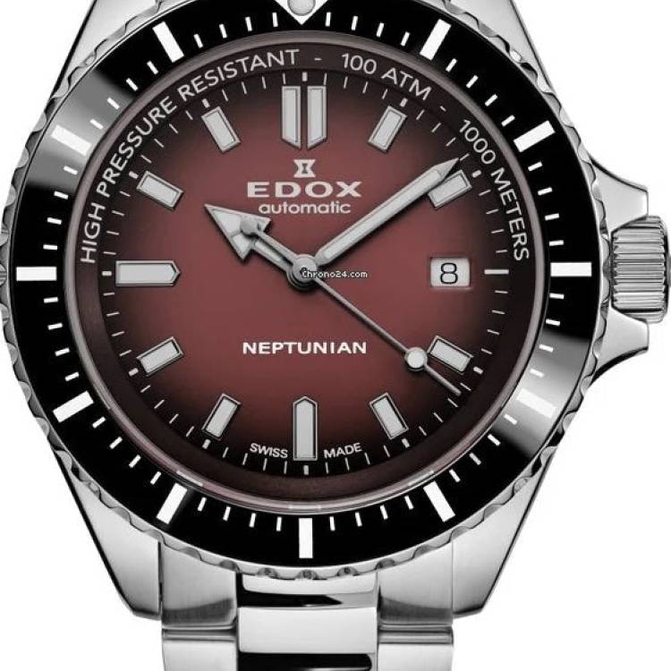 Edox Watch Neptunian Date Automatic