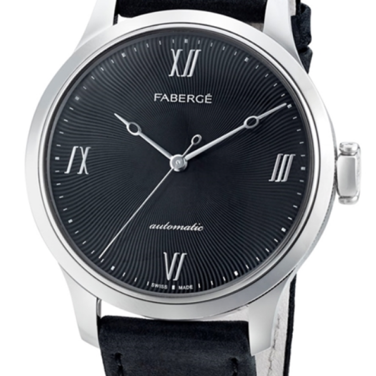 Faberge Watch Altruist 18ct White Gold Black Dial - Black