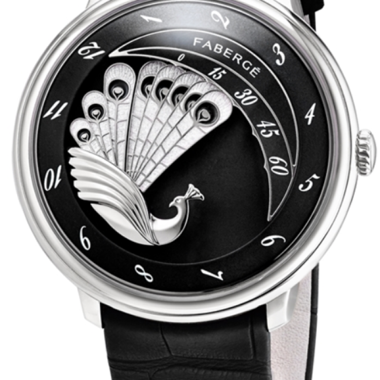 Faberge Watch Lady Compliquee Peacock Black - Black