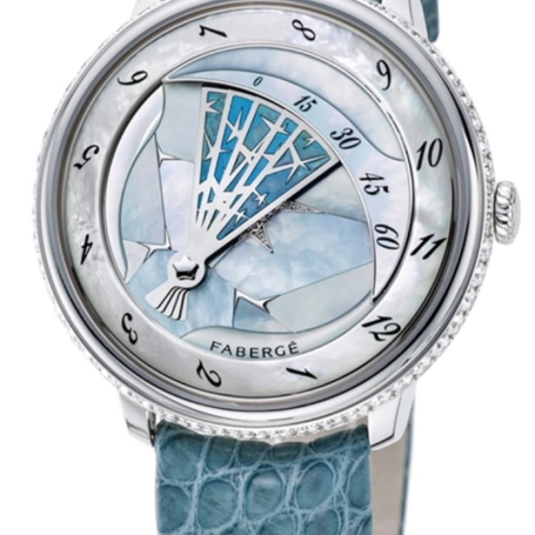 Faberge Watch Lady Compliquee Winter - White