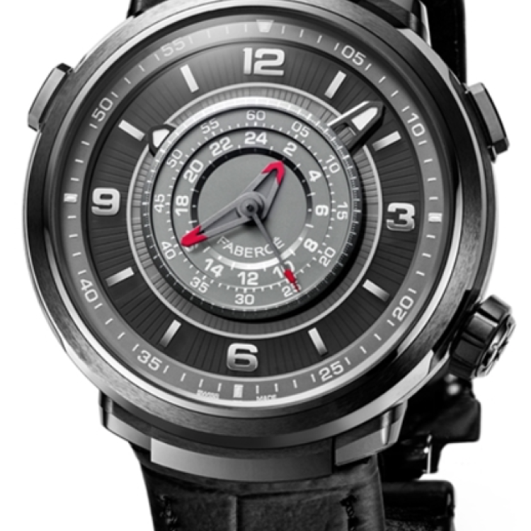 Faberge Watch Visionnaire Chronograph Ceramic - Black