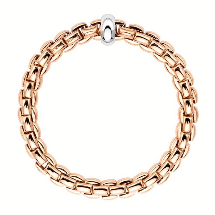Fope Eka 18ct Rose Gold Bracelet - XL