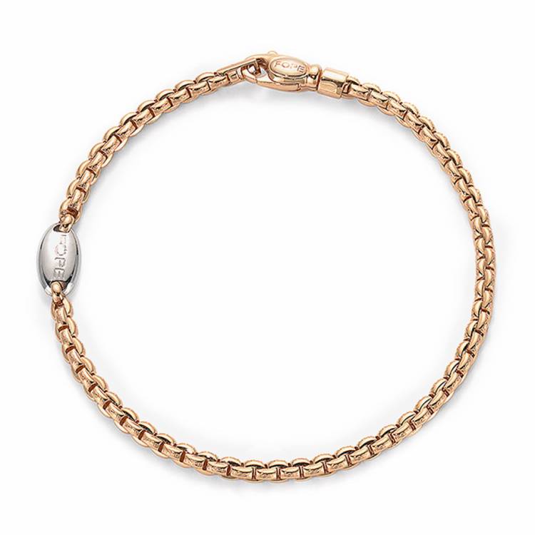 Fope Eka Tiny 18ct Rose Gold Bracelet