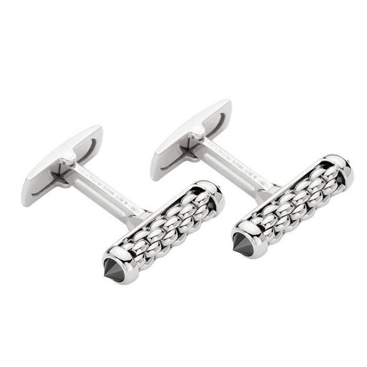 Fope Essentials 18ct White Gold Diamond Cufflinks