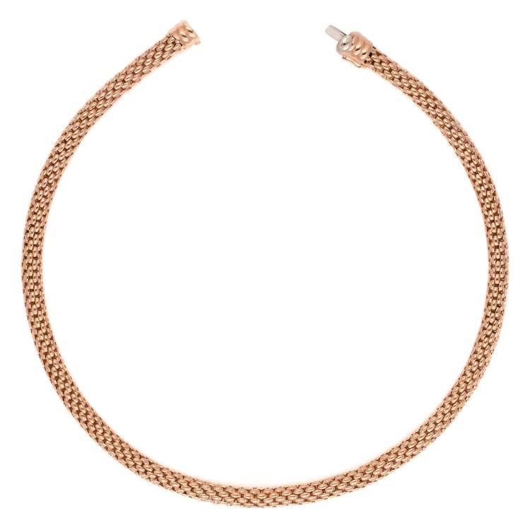 Fope Flex'It Love Nest 18ct Rose Gold Kaleida Necklace