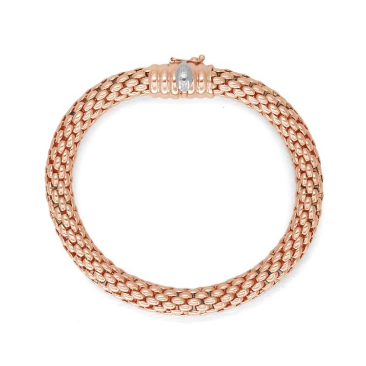 Fope Love Nest 18ct Rose Gold Bracelet