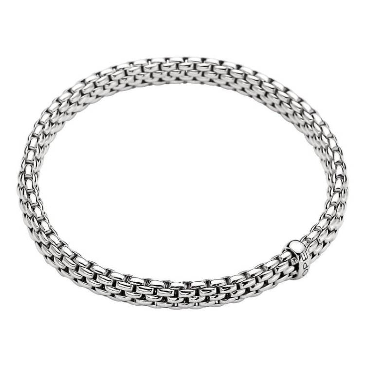 Fope Vendome 18ct White Gold Bracelet D - XL