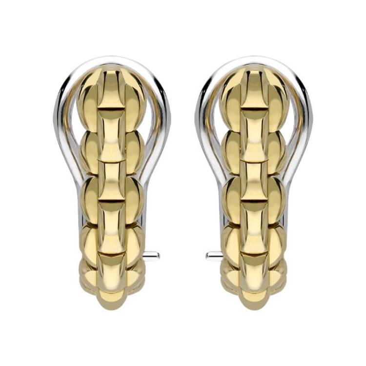 Fope Eka Tiny 18ct Yellow Gold Hoop Earrings