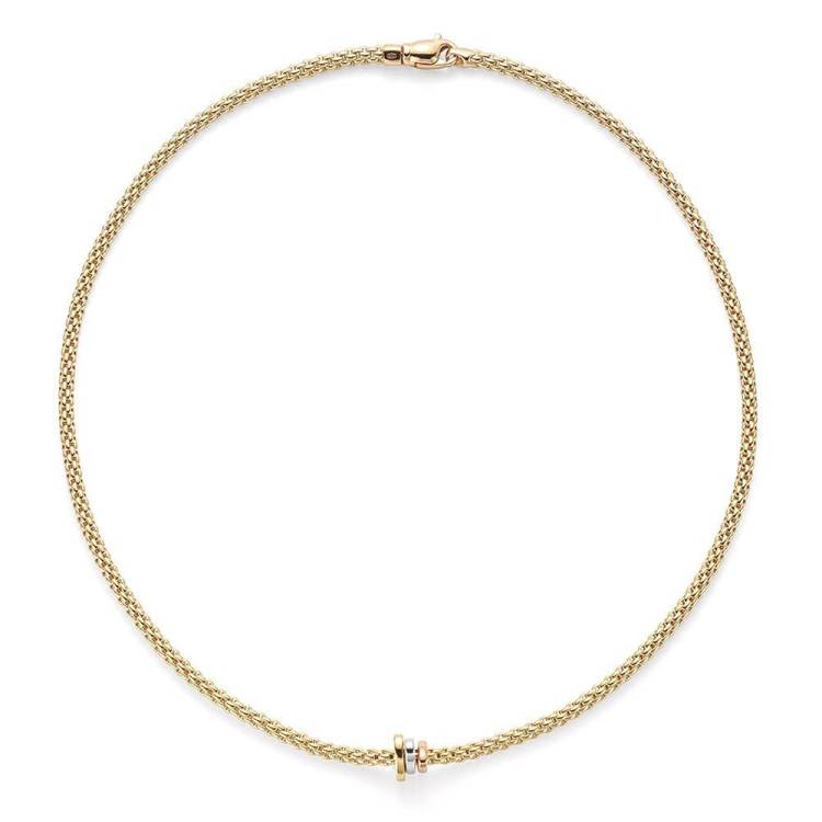 Fope Flex'it Prima 18ct Yellow Gold 43cm Necklace