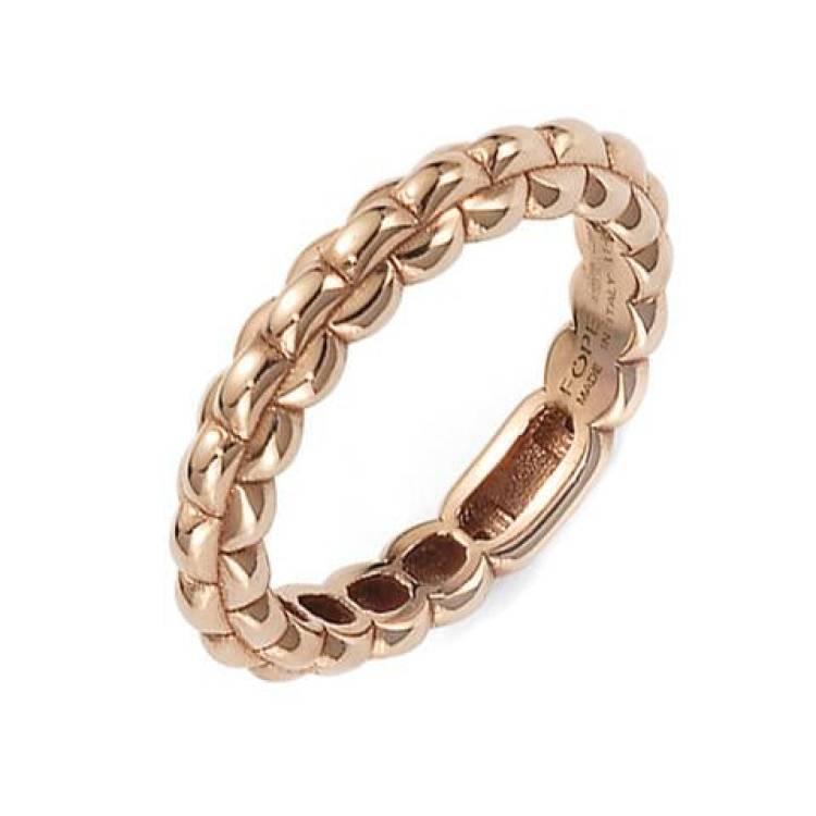 Fope Eka Tiny 18ct Rose Gold Ring - R
