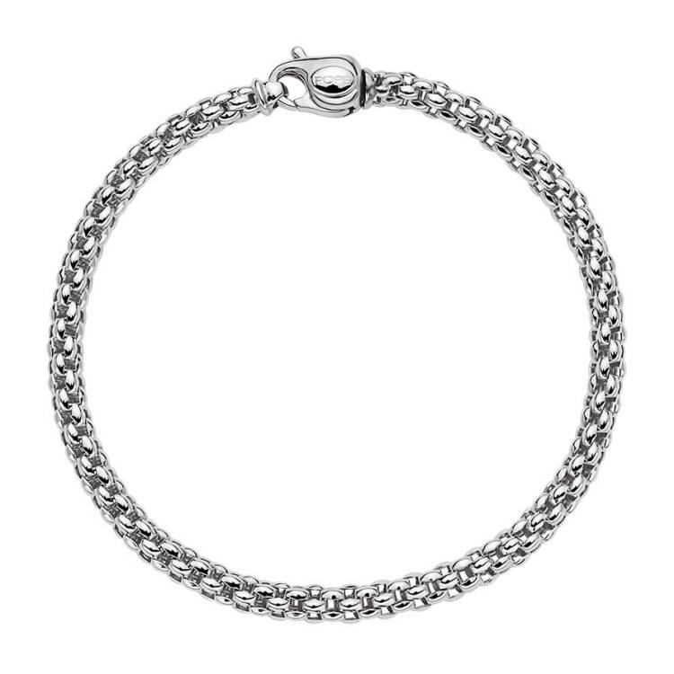 Fope Unica 18ct White Gold Weave Bracelet