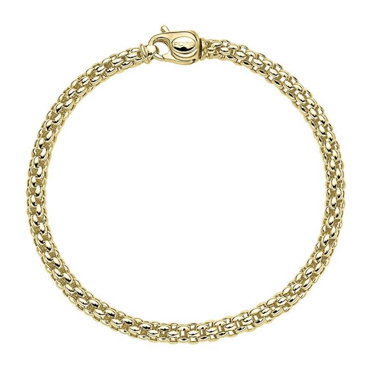 Fope Unica 18ct Yellow Gold Weave Bracelet