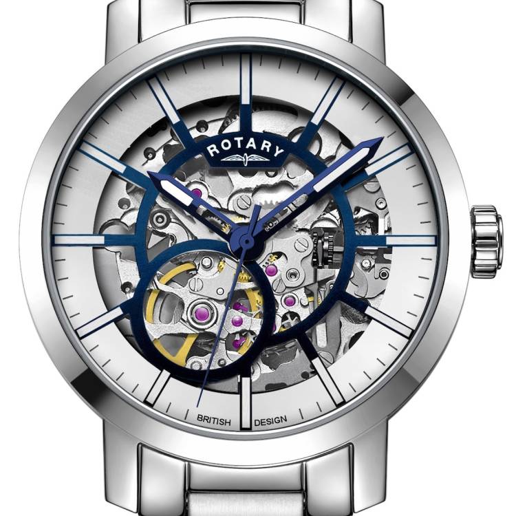 Rotary Watch Greenwich Skeleton Mens