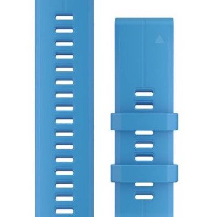 Garmin Watch Band QuickFit 22 Lakeside Cyan Blue Silicone - Cyan