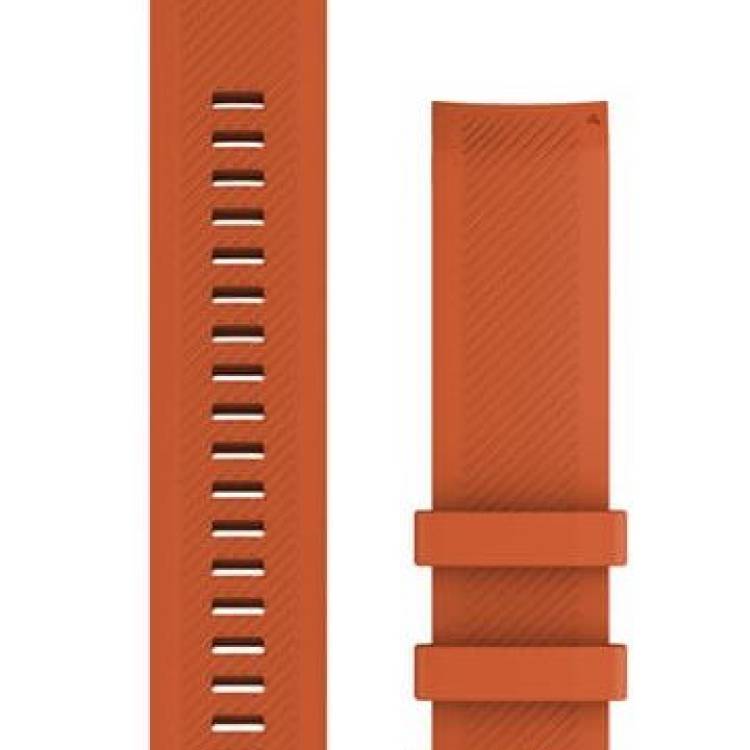 Garmin Watch Band QuickFit 22 Ember Orange Silicone Strap - Yellow