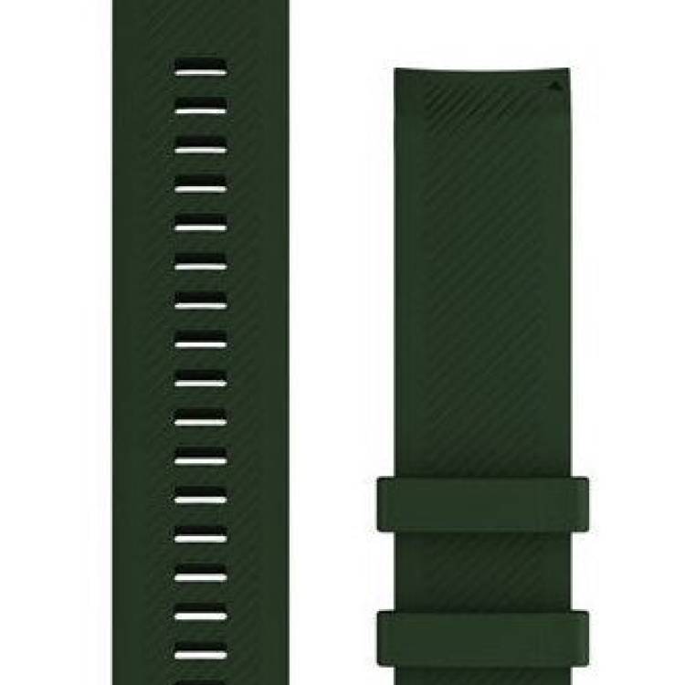 Garmin Watch Band QuickFit 22 Pine Green Silicone Strap - Yellow