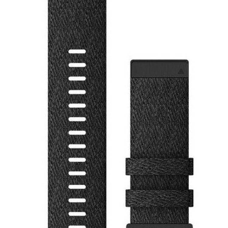 Garmin Watch Band QuickFit 26 Heathered Black Nylon - Black