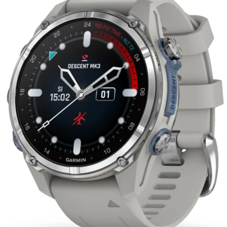 Garmin Watch Descent MK3 Fog Grey Silicone