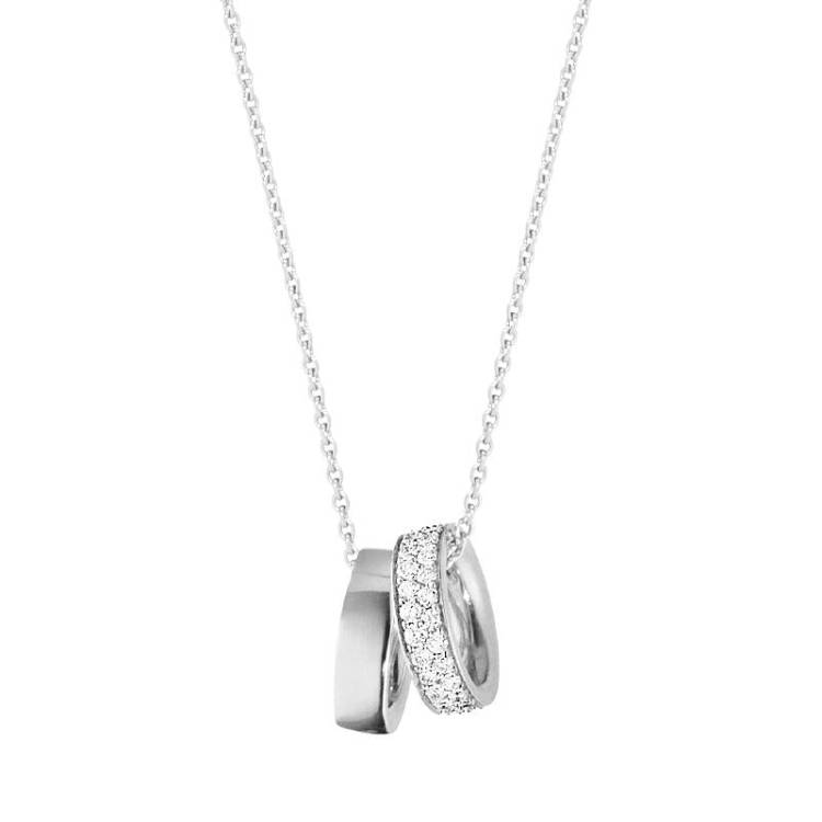 Georg Jensen Magic 18ct White Gold 0.19ct Diamond Charm Necklace D - White Gold