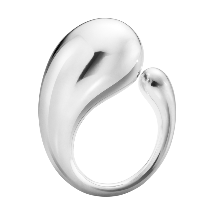 Georg Jensen Mercy Sterling Silver Mega Ring D - 49