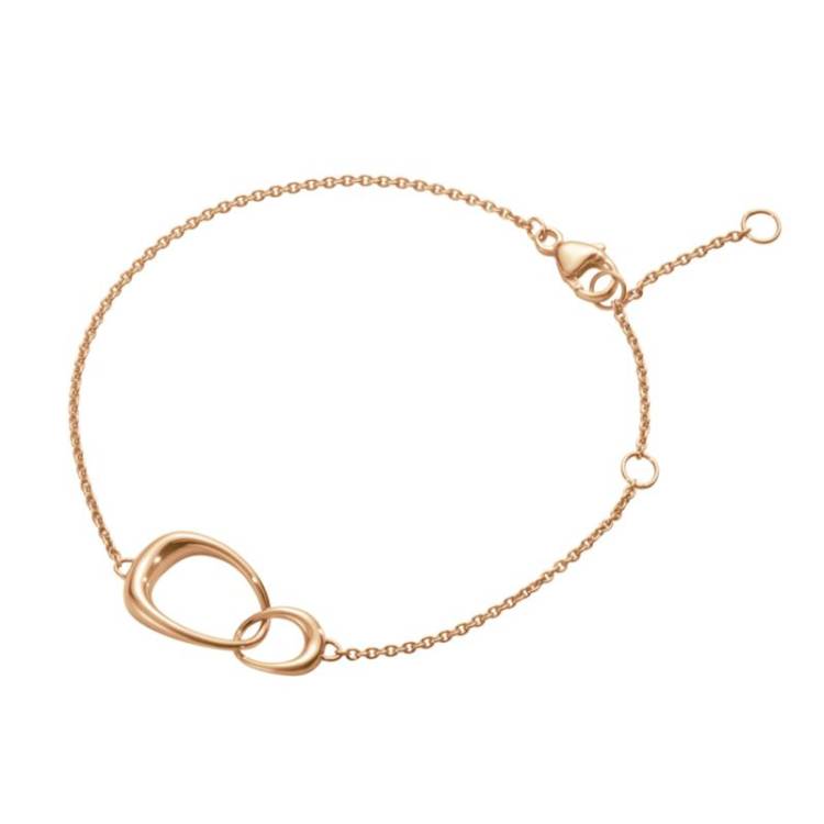 Georg Jensen Offspring 18ct Rose Gold Bracelet - TITLE Gold