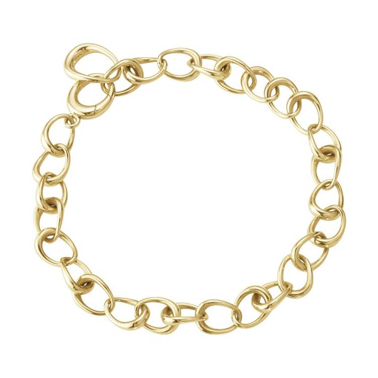 Georg Jensen Offspring 18ct Yellow Gold Link Bracelet - S/M