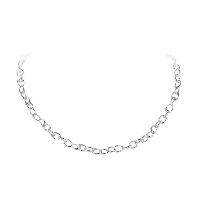 Georg Jensen Offspring Sterling Silver Link Necklace - Silver