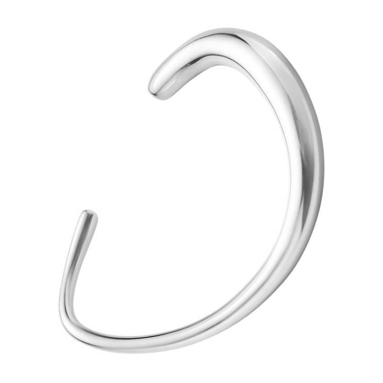 Georg Jensen Offspring Sterling Silver Open-Set Bangle - L