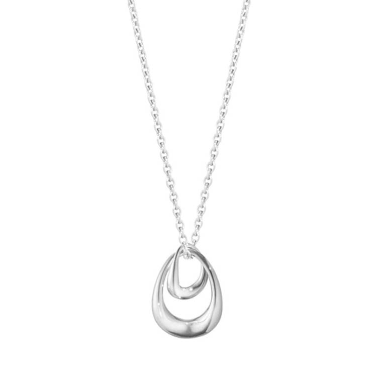 Georg Jensen Offspring Sterling Silver Small Necklace - TITLE Silver