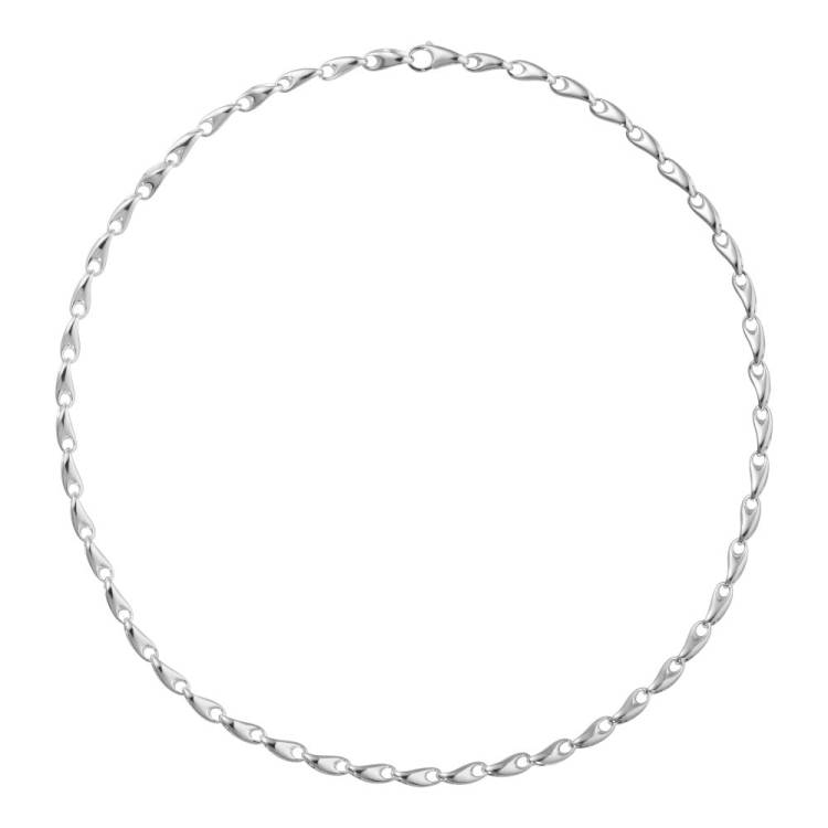 Georg Jensen Reflect Sterling Silver Chain Links 45cm Necklace - Silver