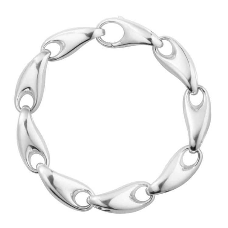 Georg Jensen Reflect Sterling Silver Links Bracelet - Small