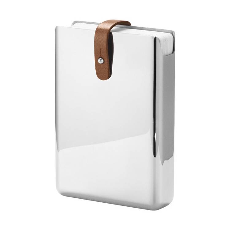 Georg Jensen Sky Stainless Steel Carry Case and Cards - Silver