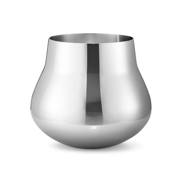 Georg Jensen Sky Stainless Steel Champagne and Wine Cooler - Silver