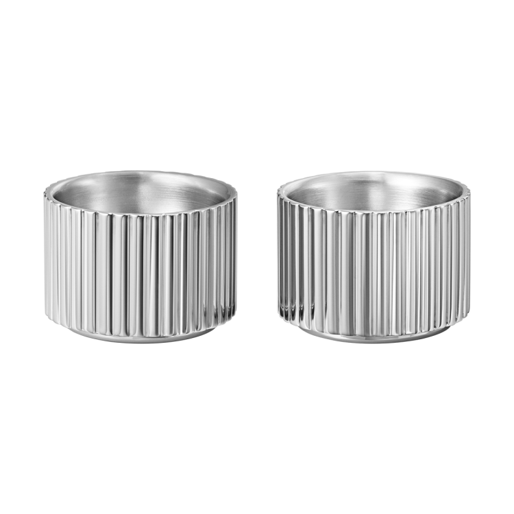 Georg Jensen Bernadotte Stainless Steel Egg Cup Set - TITLE