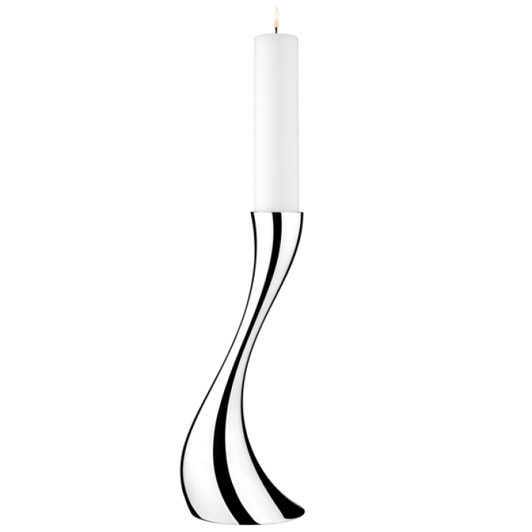 Georg Jensen Cobra Small Floor Candle Holder - TITLE Silver