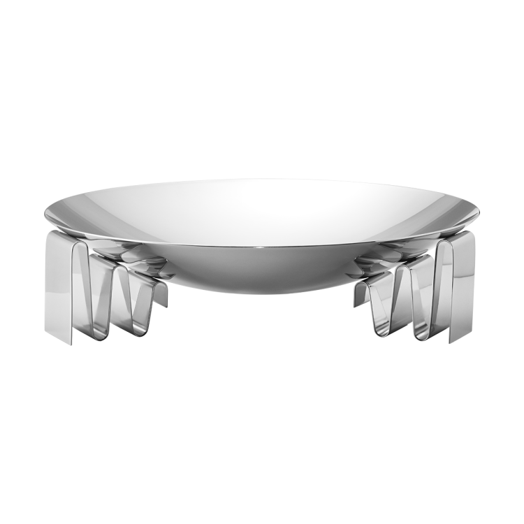 Georg Jensen Frequency Stainless Steel Large Bowl - TITLE