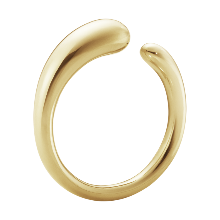 Georg Jensen Mercy 18ct Yellow Gold Mini Ring - 51