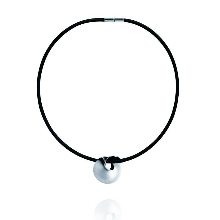 Georg Jensen Mobius Sterling Silver Pendant Necklace - Silver