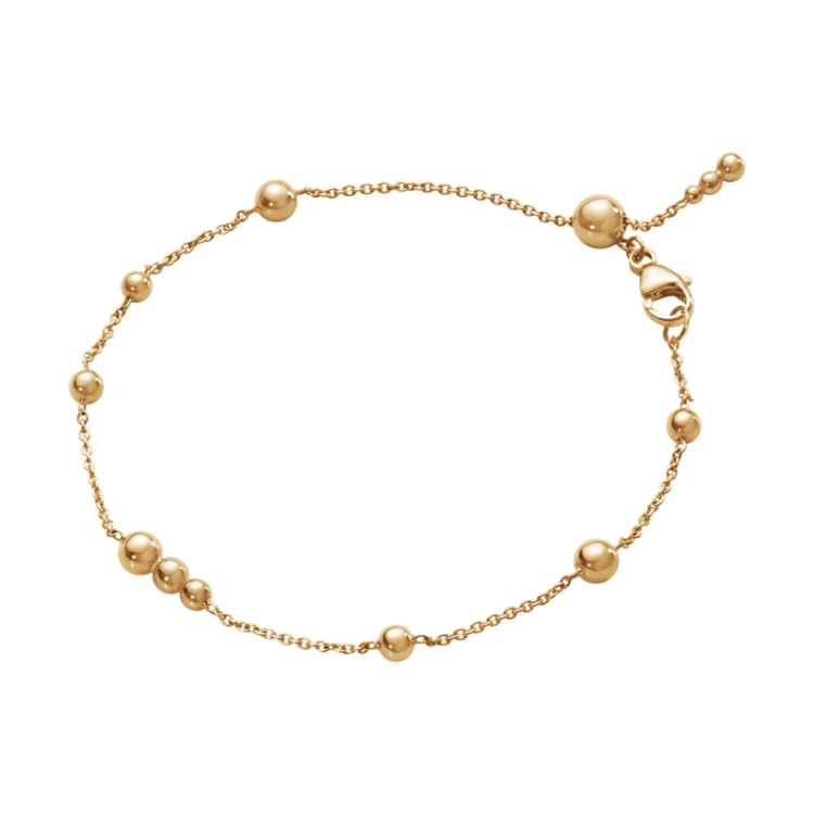 Georg Jensen Moonlight Grapes 18ct Rose Gold Beaded Bracelet