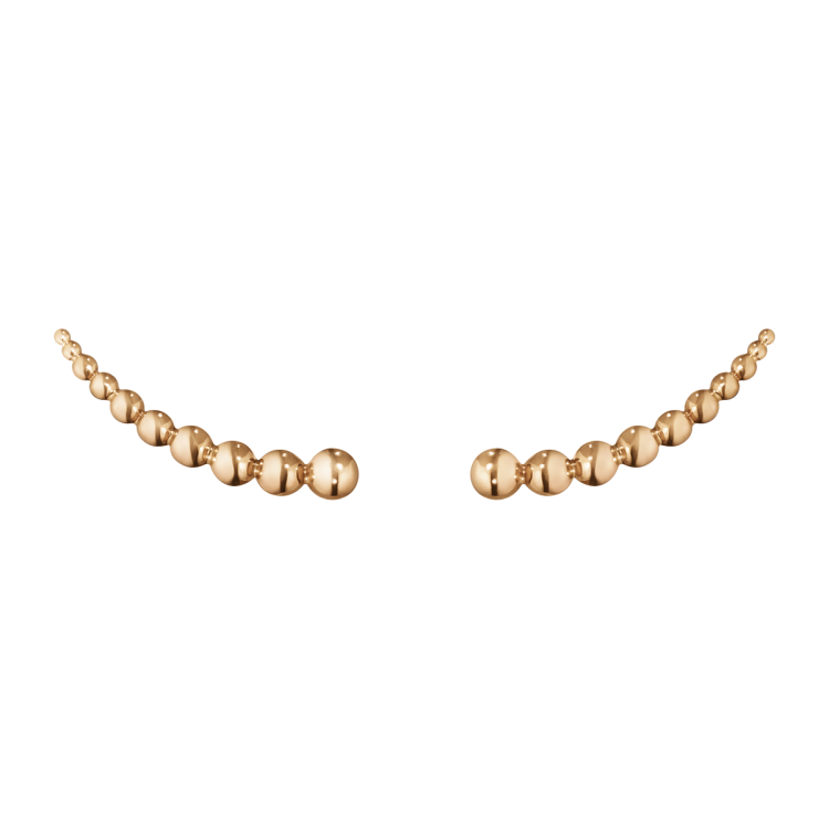 Georg Jensen Moonlight Grapes Rose Gold Ear Cuff Earrings - TITLE Rose Gold